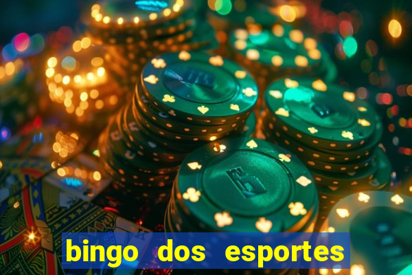 bingo dos esportes para imprimir